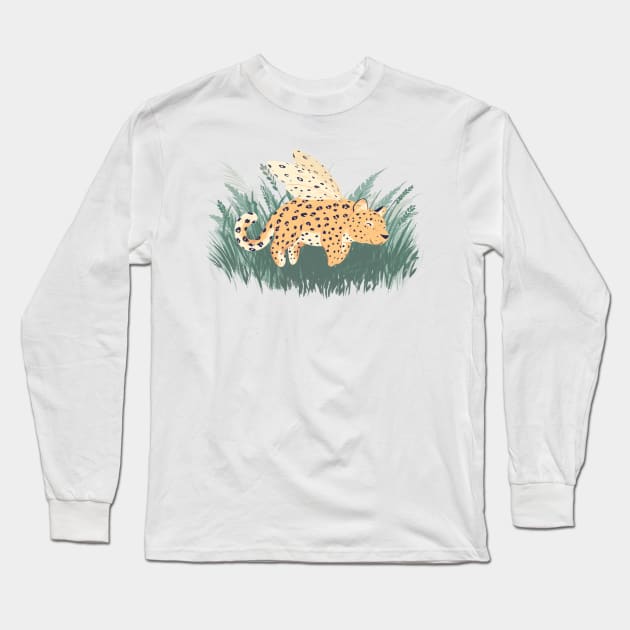 Leopard moth Long Sleeve T-Shirt by iambirgitte